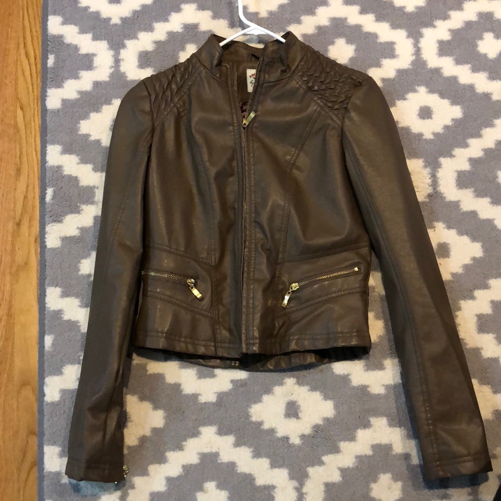 American Culture faux leather jacket
